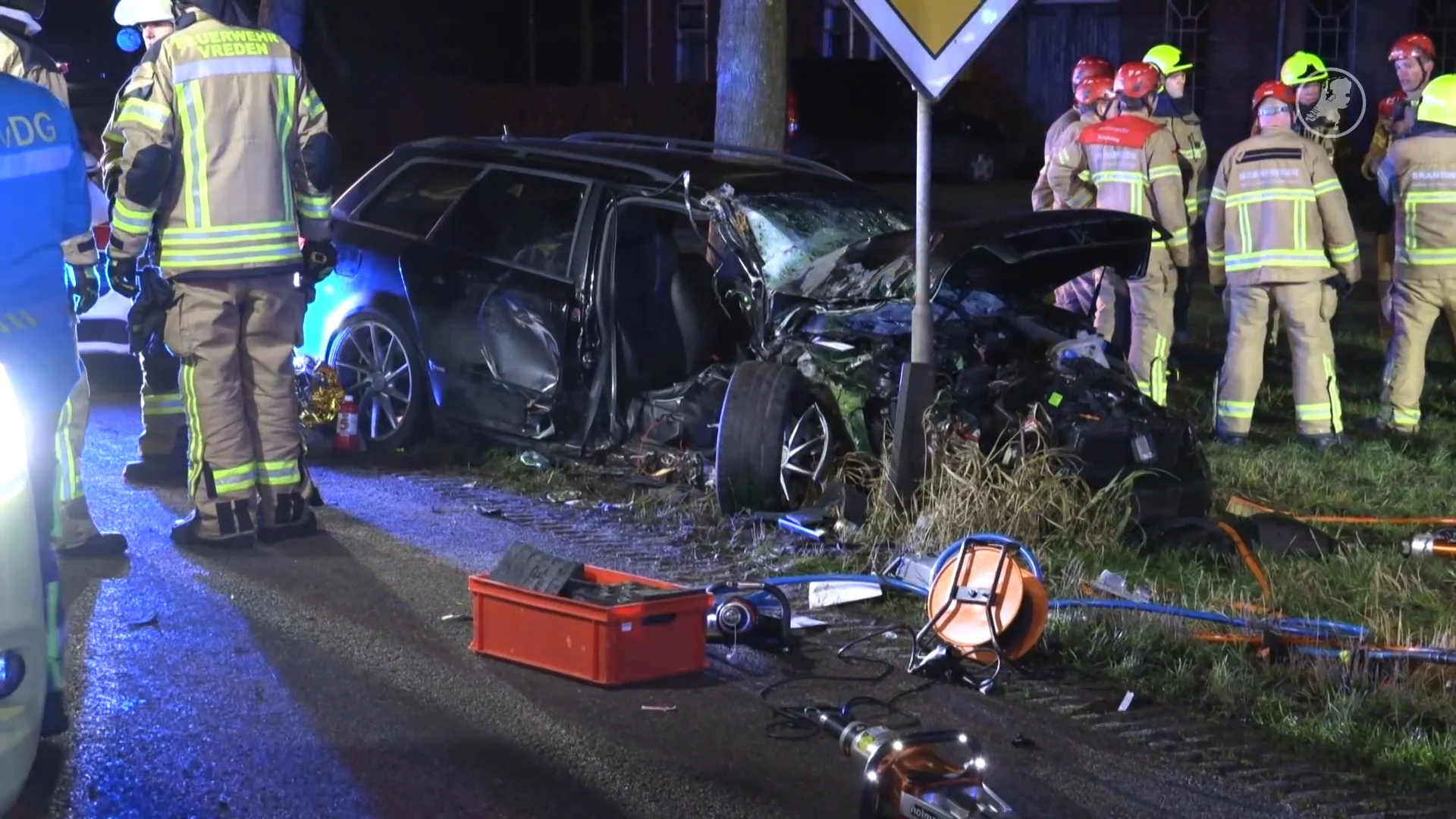 Dode bij ongeval na politie-achtervolging in Rekken