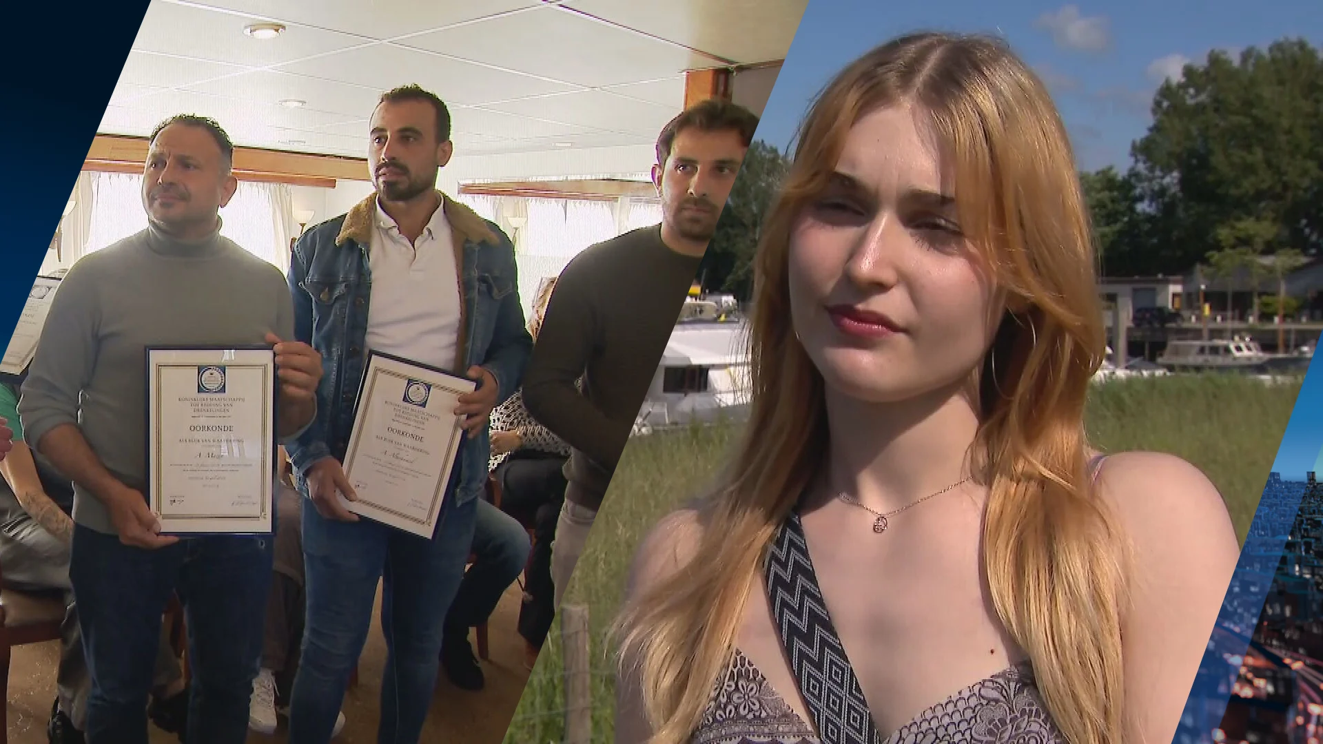 Asielzoekers redden Caya (18) uit ijskoude water: 'Zonder hen stond ik hier nu niet'