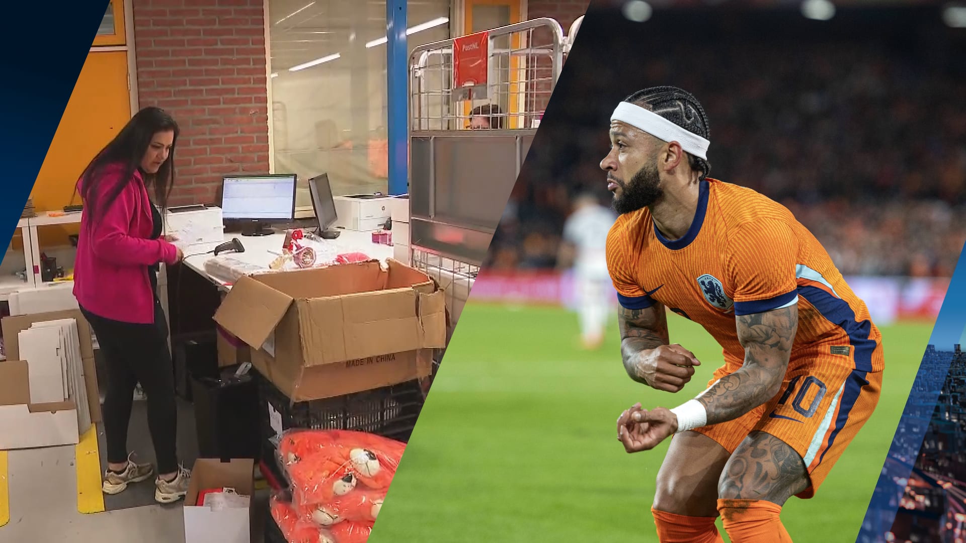 Drukte bij feest- en sportwinkels dankzij nieuwe look Oranjespeler Memphis Depay