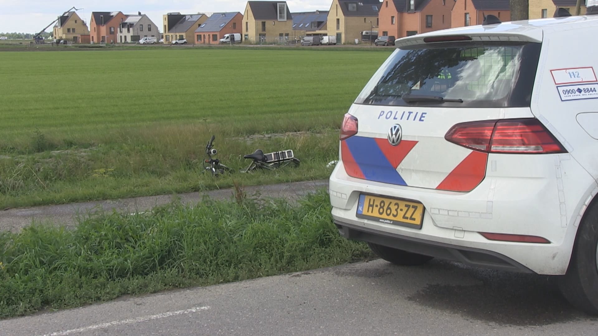 Fietser raakt te water en overlijdt in Middenbeemster
