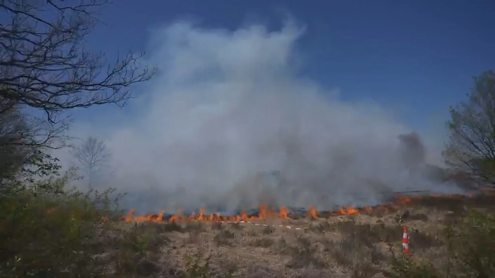 Natuurbrand op Oirschotse Heide brak uit tijdens militaire oefening