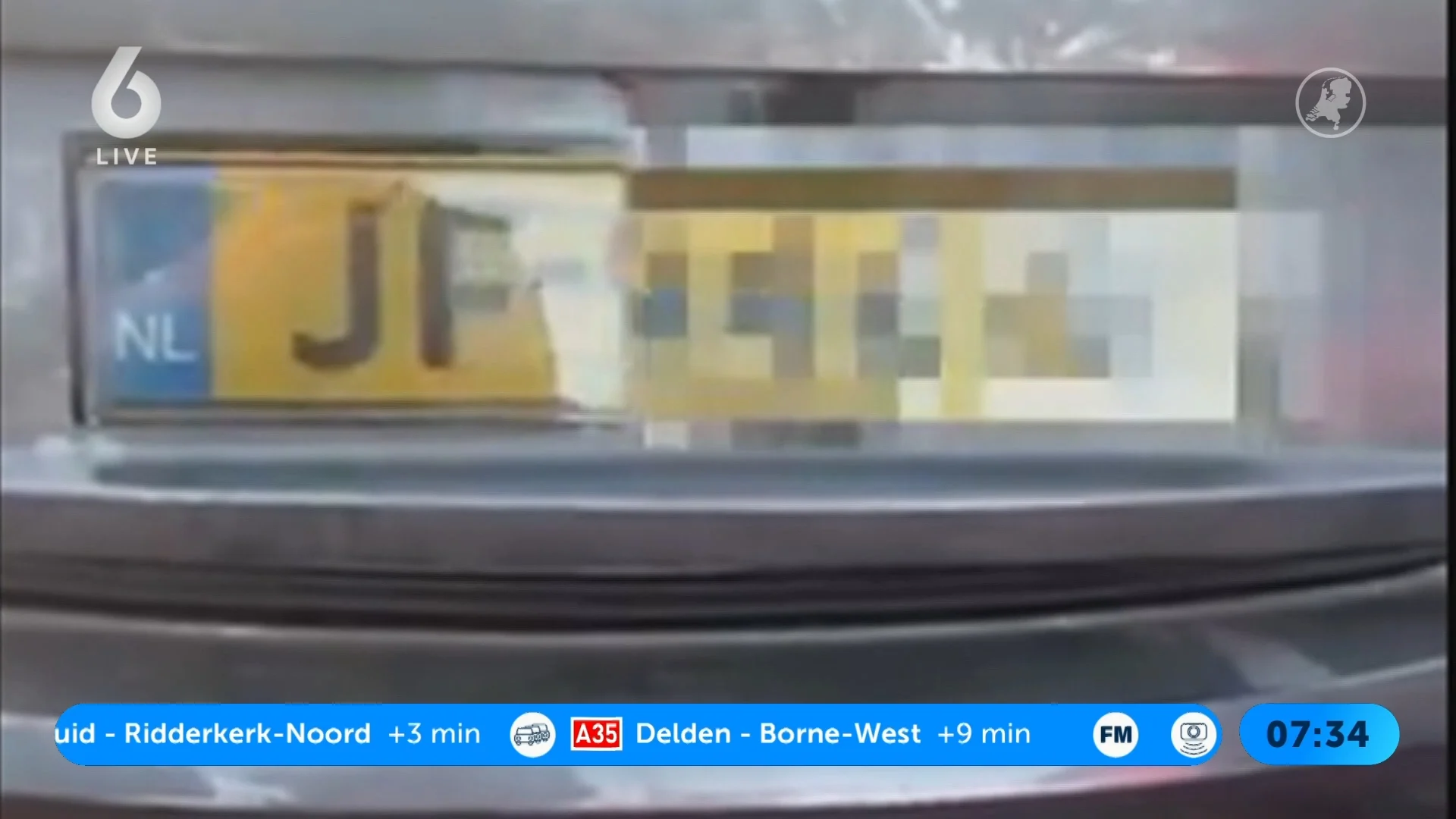 Marechaussee ontdekt auto met verdwijnend kenteken op Schiphol