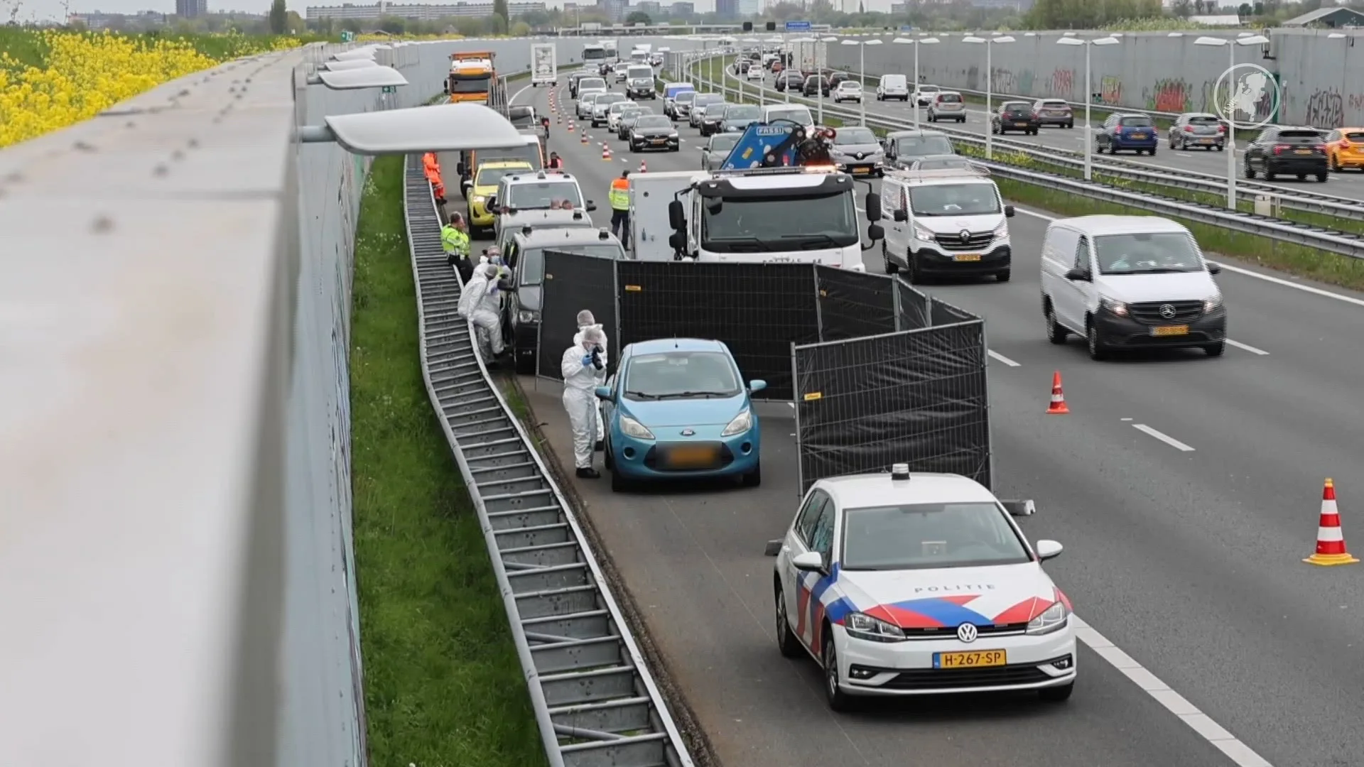 Aanhouding op A4: verdachte Hellevoetsluis van snelweg geplukt