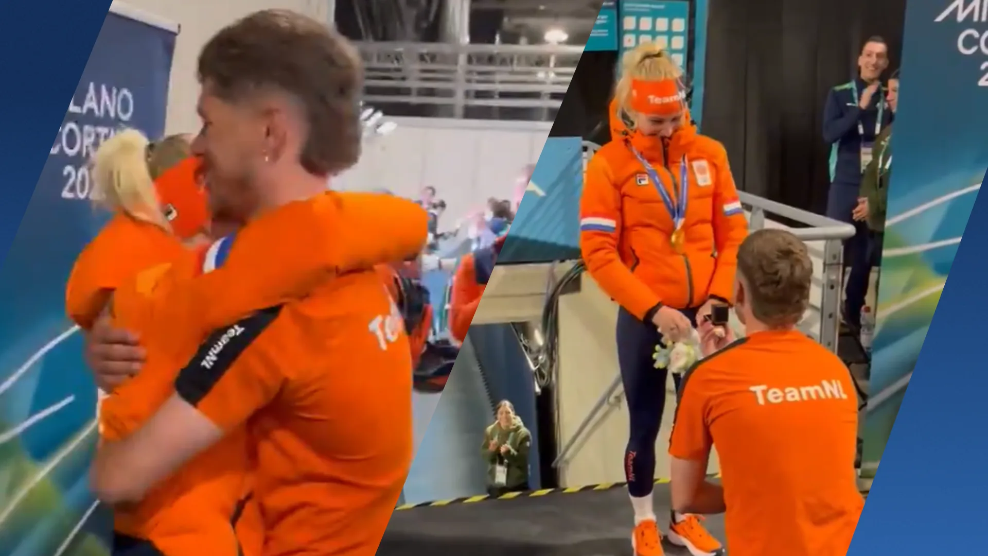 Droomdag voor Groenewoud: gouden medaille én huwelijksaanzoek