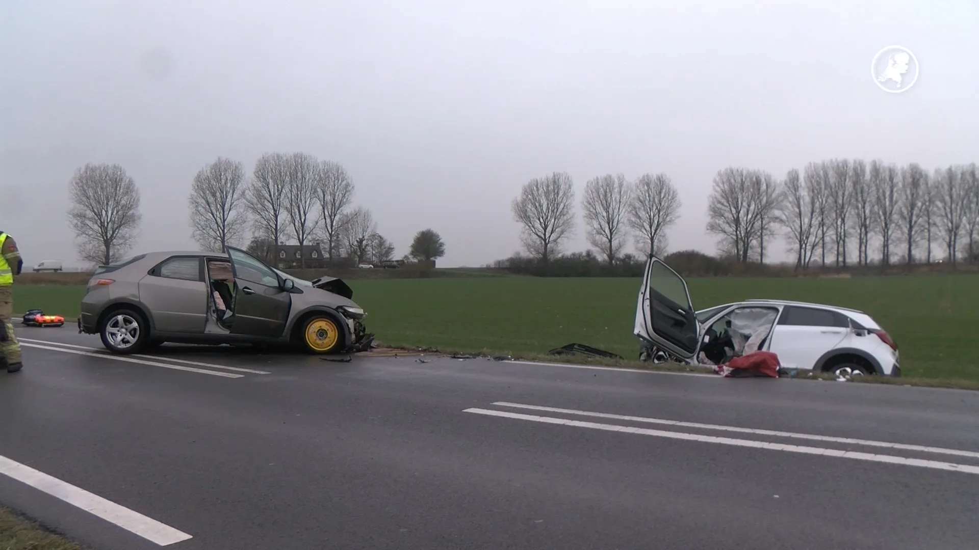 84-jarige overleden bij ernstig ongeval op N290 in Terhole