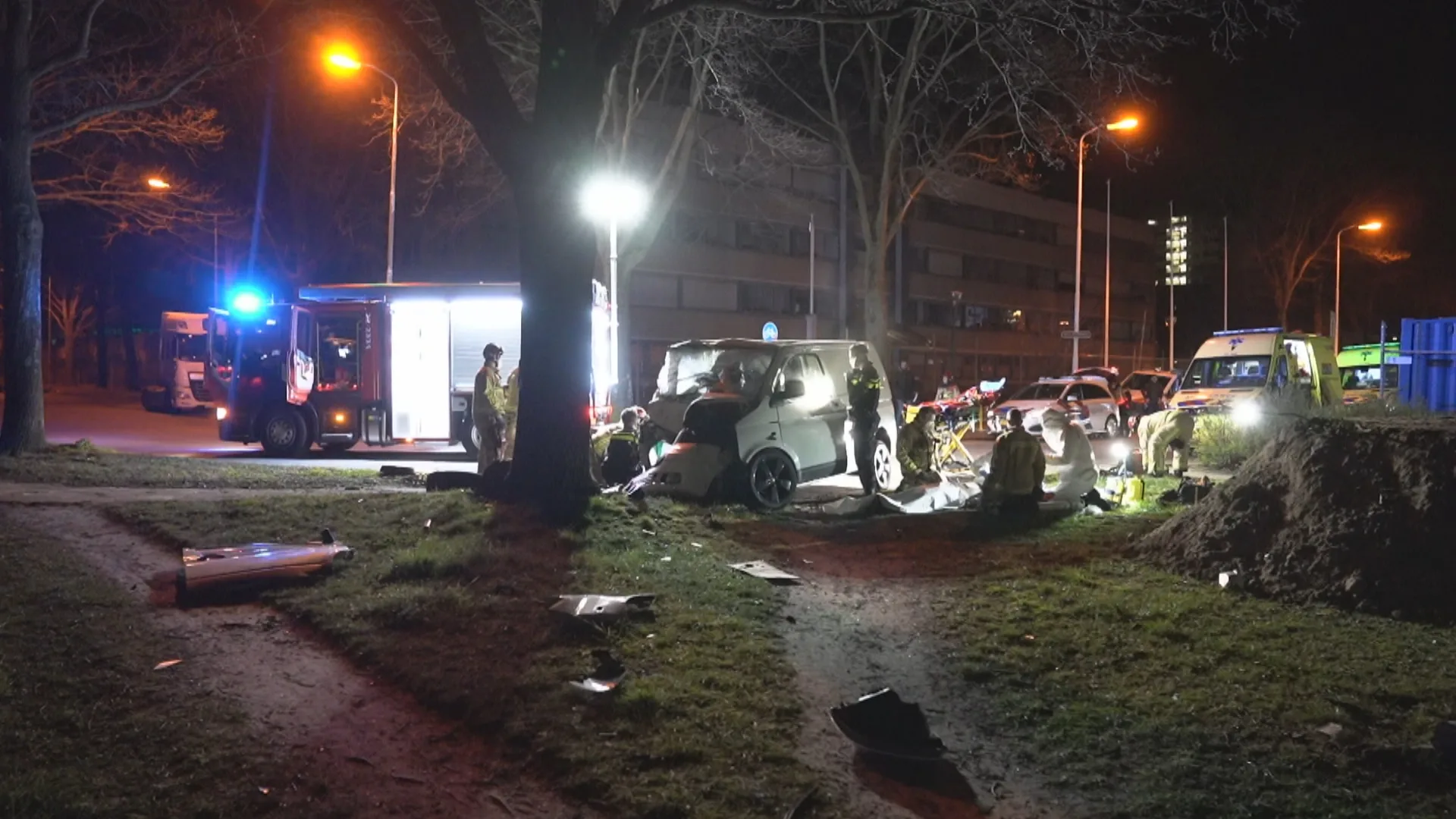 Twee doden bij ongeluk in Eindhoven, lachgas gevonden in busje