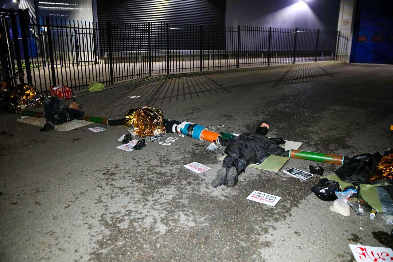 Tientallen actievoerders Apeldoorn opgepakt, slachterij keurt protest af