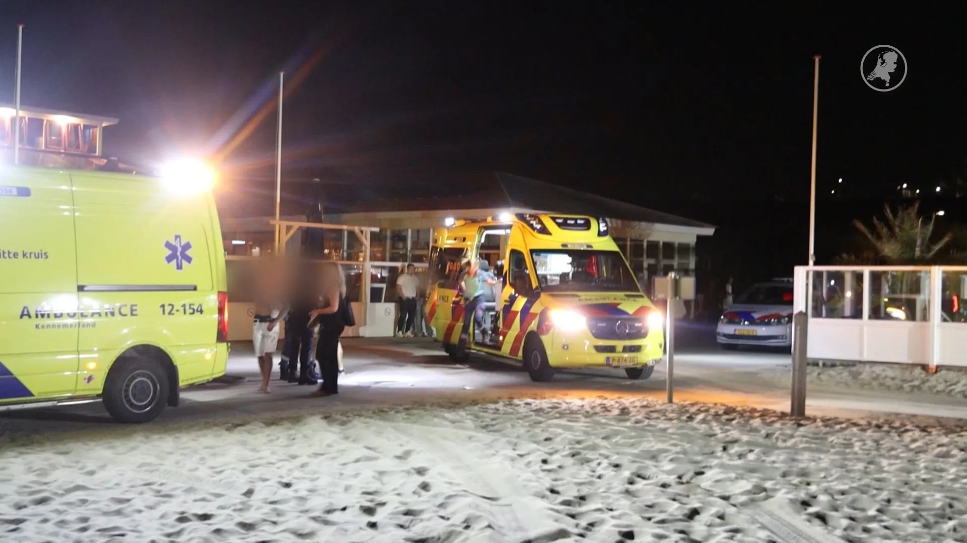 Gewonden door steekpartij op strand Wijk aan Zee