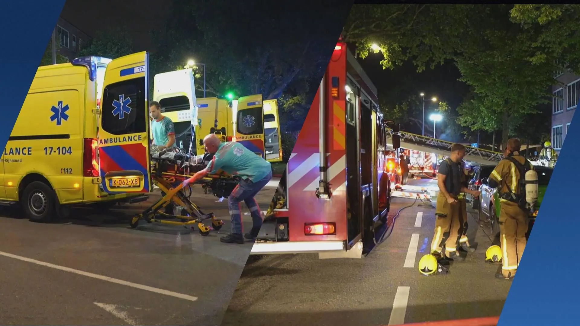 Vier gewonden bij uitslaande brand in Rotterdam, één persoon gereanimeerd