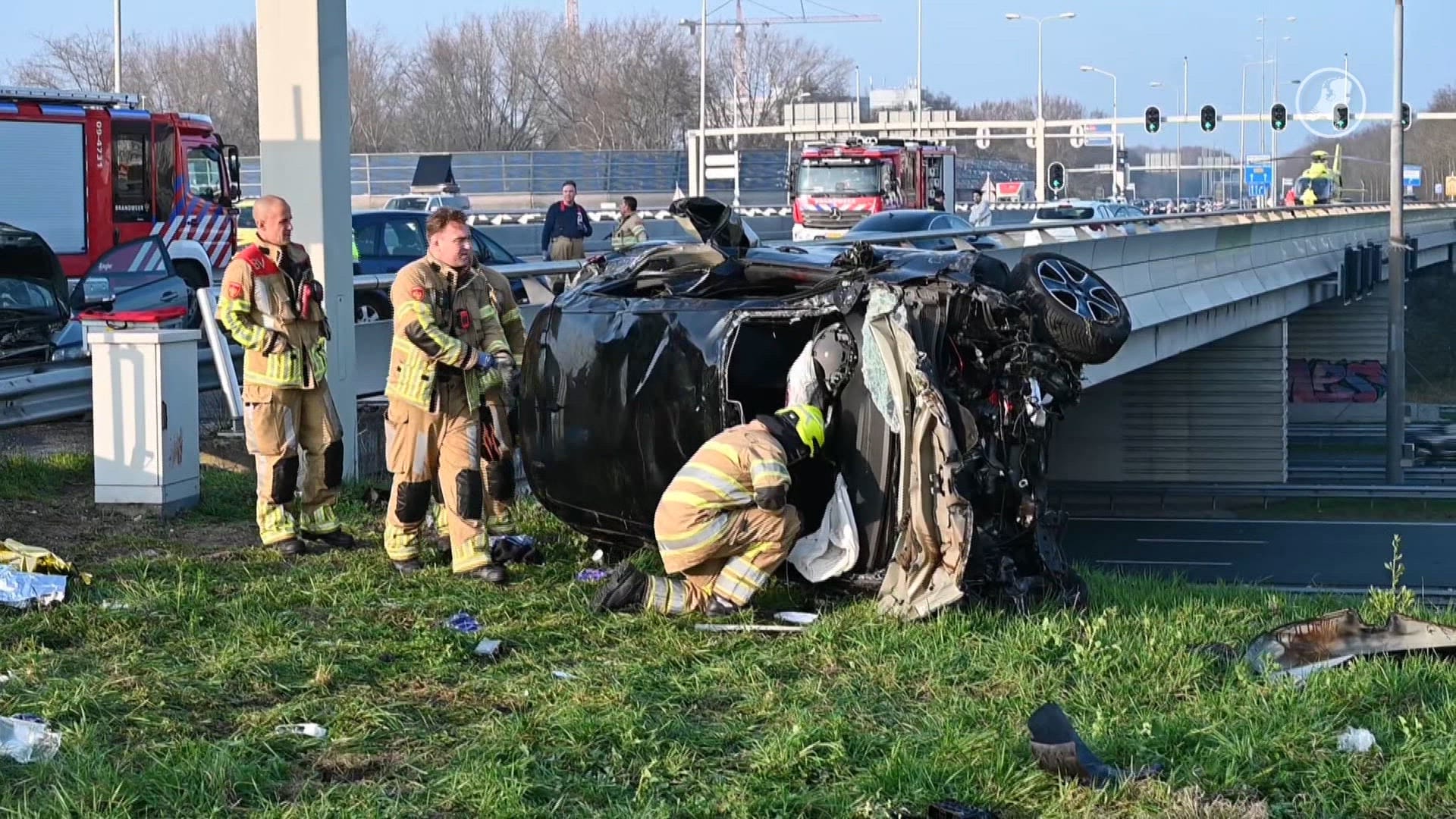 Zeven gewonden bij ongeluk op Zuilense Ring (N230) bij Maarssen