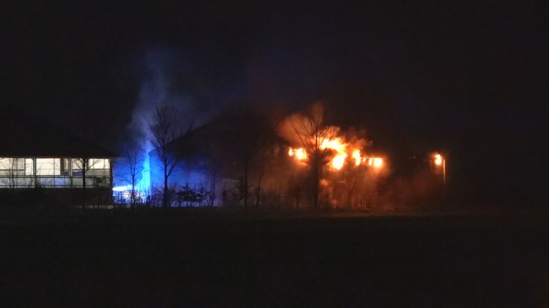 Vier paarden levend verbrand bij grote brand in boerderij bij Hoogwoud