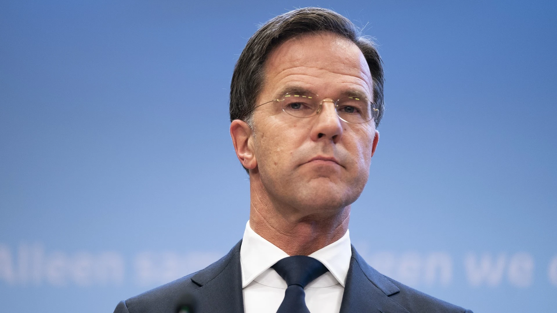Persconferentie premier Rutte na de wekelijkse ministerraad