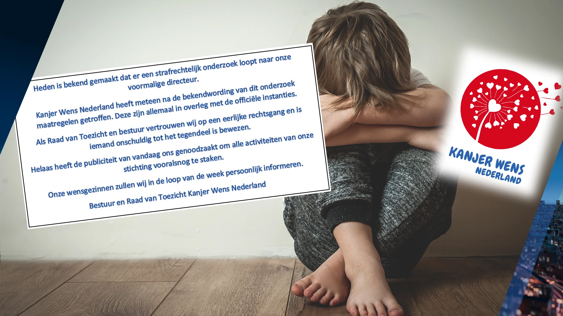 Kanjer Wens staakt activiteiten na ontucht oud-directeur met minderjarige jongens