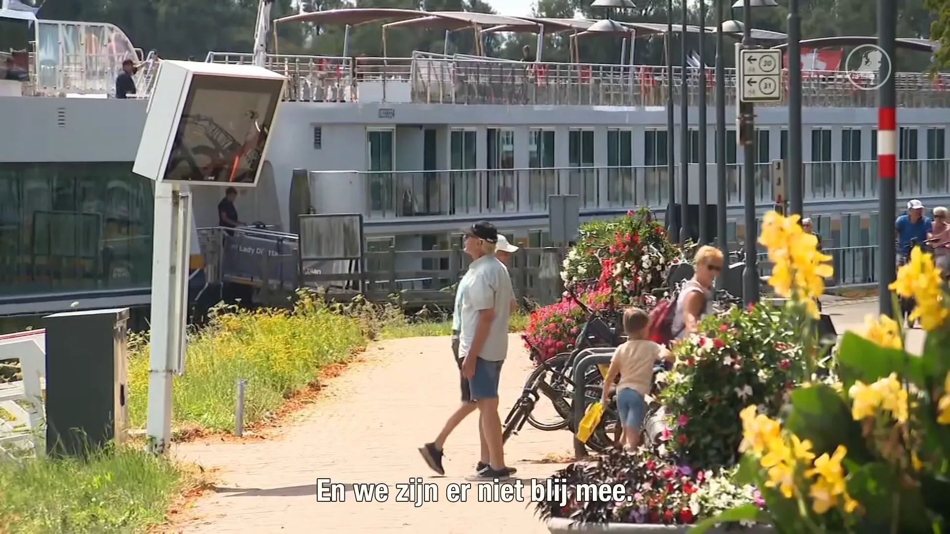 Door droogte meren tientallen extra cruiseschepen aan in Nederlandse steden