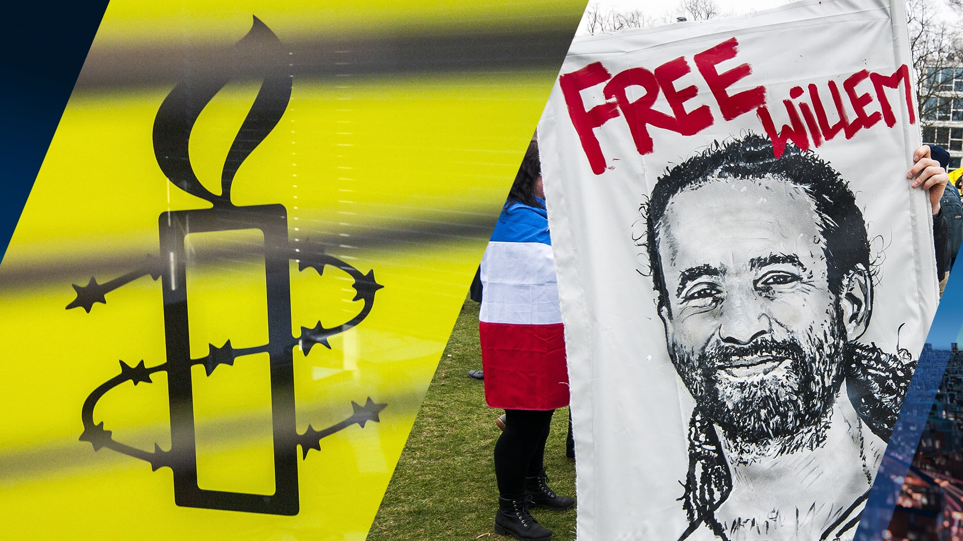 Amnesty ziet af van kort geding om gebruik van logo op poster #FreeWillemEngel