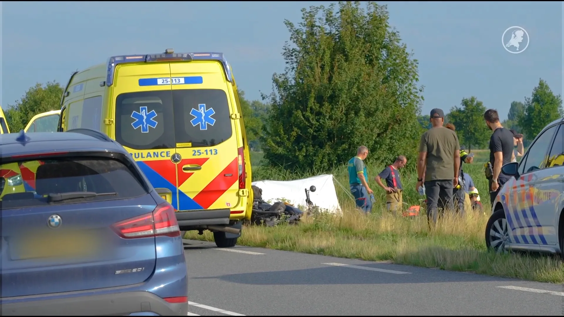 Motorrijder (59) uit Doornspijk overlijdt na eenzijdig ongeval in Dronten