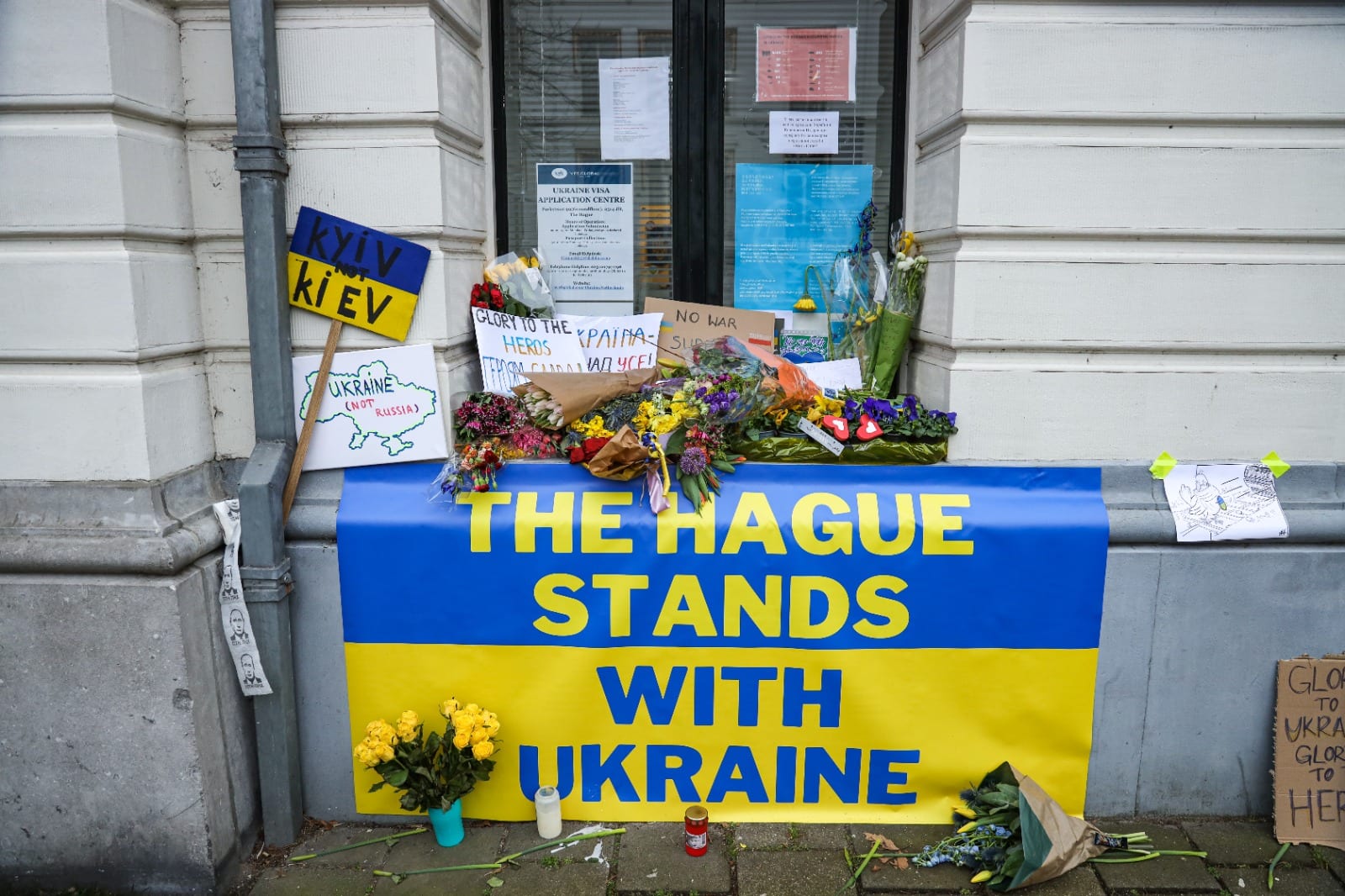Oekraïense ambassade dankbaar voor steun Nederlanders