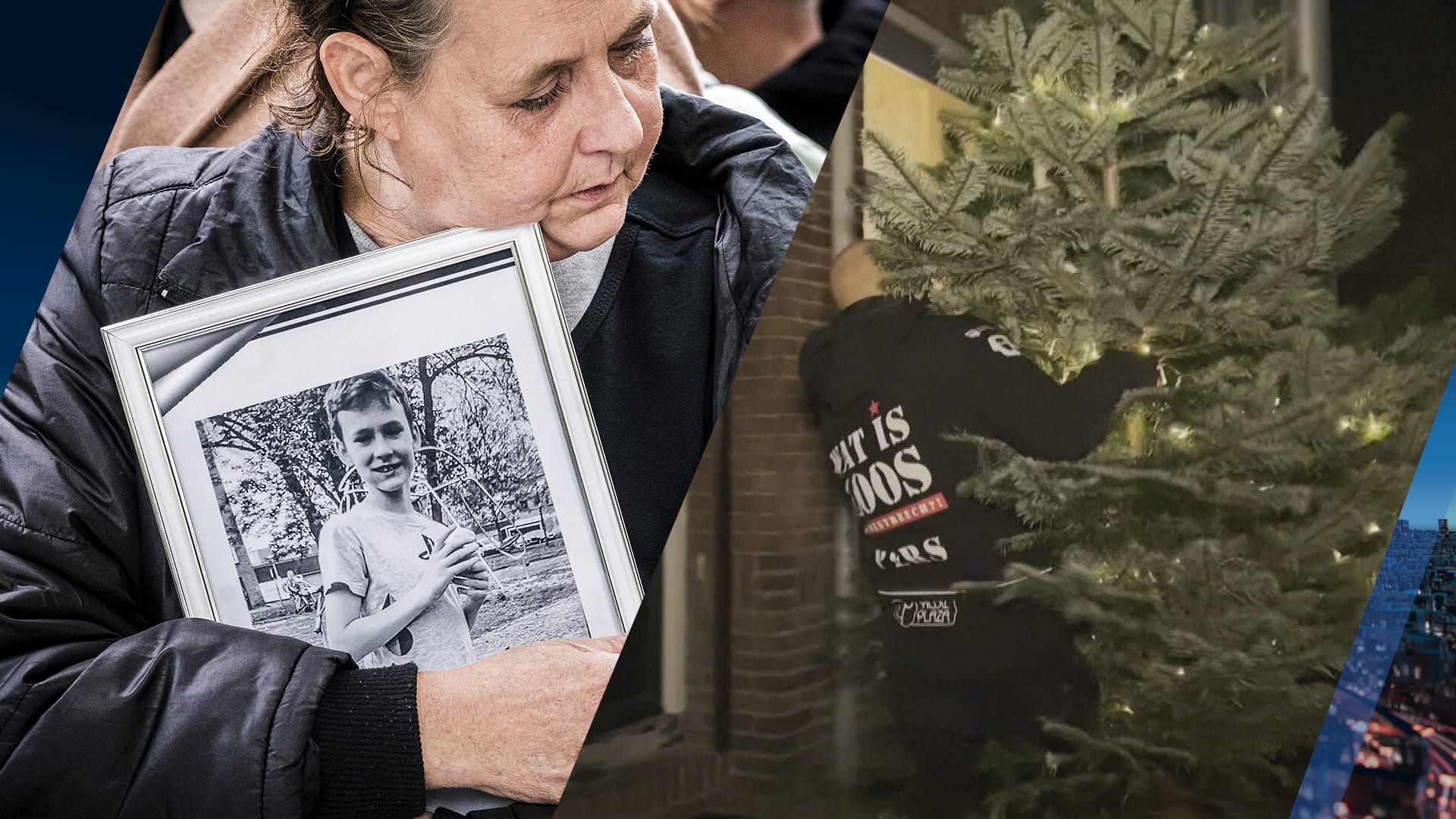 Inwoners Maastricht zetten straat omgekomen Gino vol met verlichte kerstbomen: 'Zo kan ik aan hem denken'