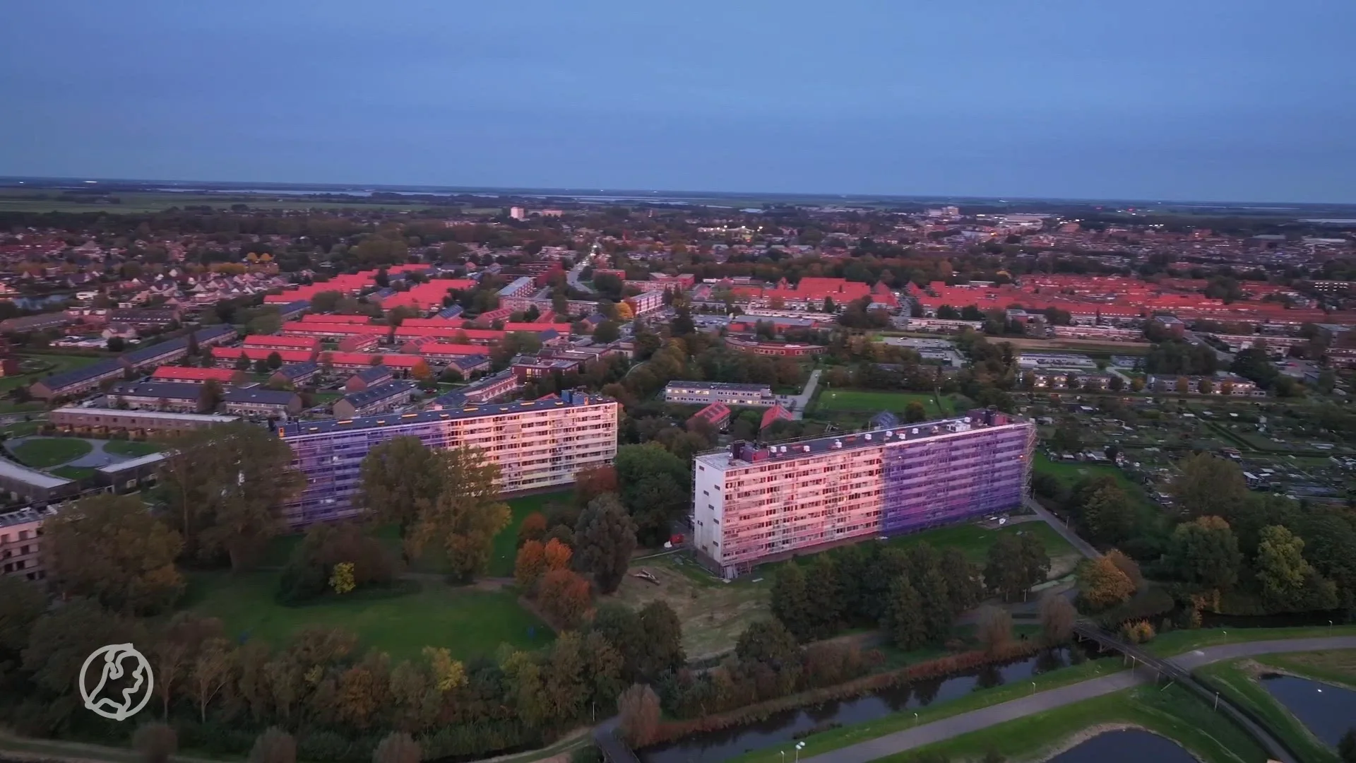 Wijk Noorderhoek in Sneek, waar jongeren vernielingen veroorzaken