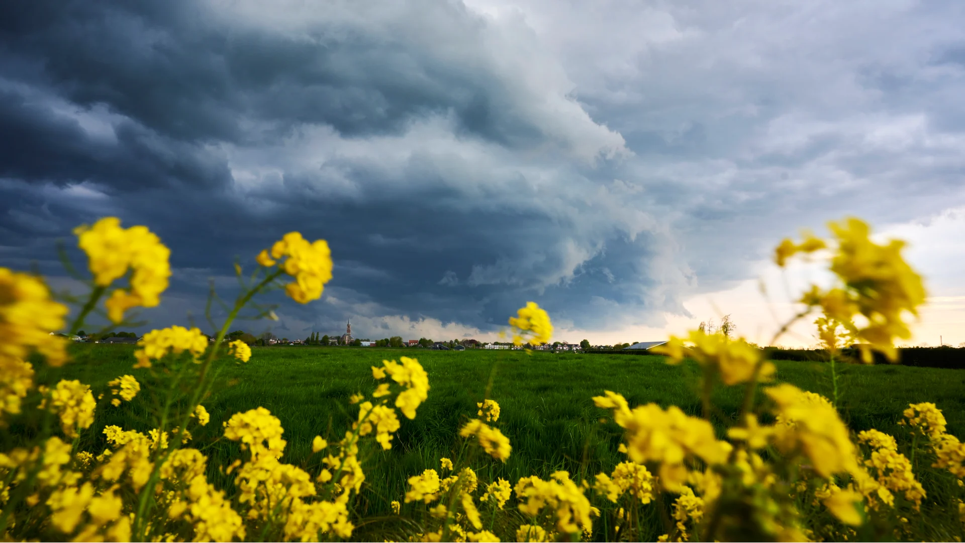 Zomerse dag eindigt in stortbuien in oostelijke helft van het land