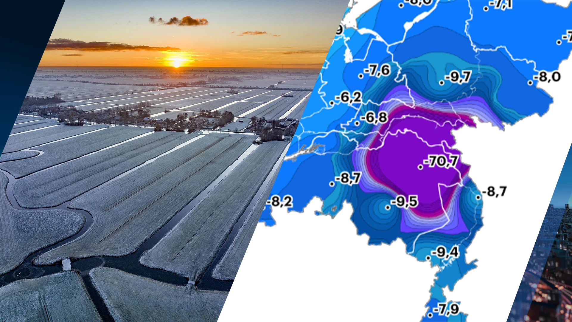Buienradar opnieuw de mist in met weerkaart: temperaturen van -70 in Brabant