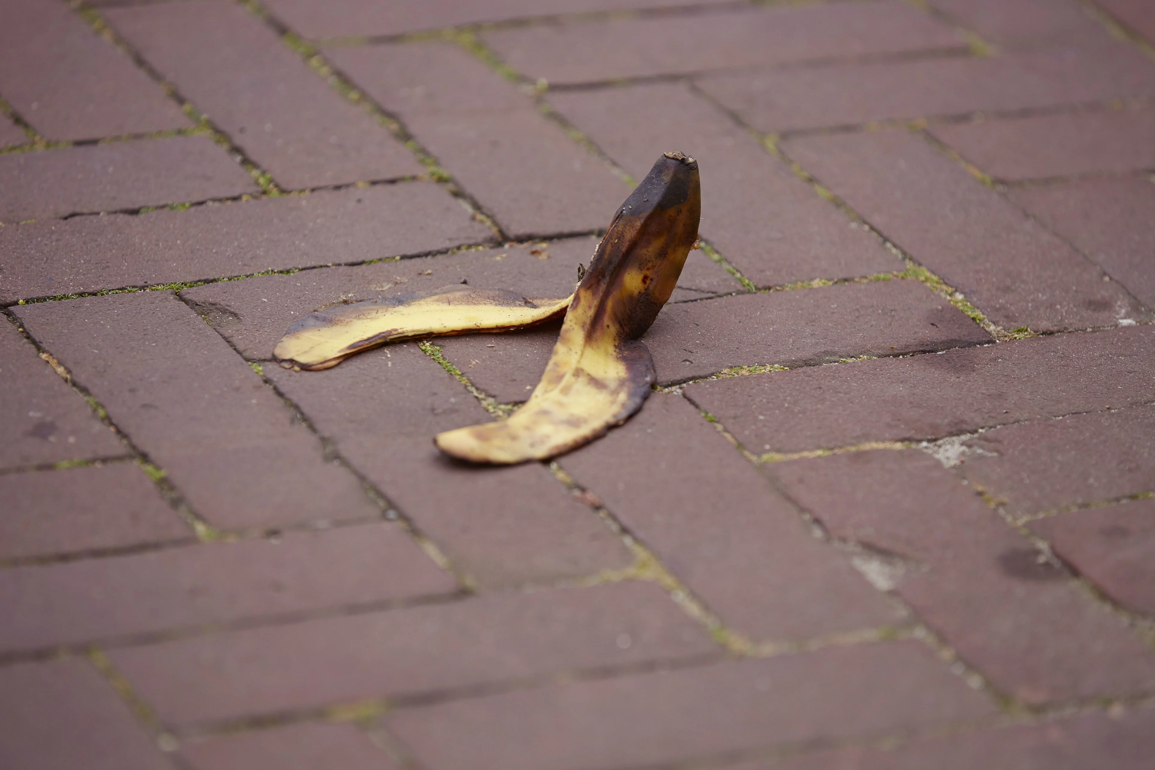 Vrouw knock-out geslagen na opmerking over gedumpte bananenschil