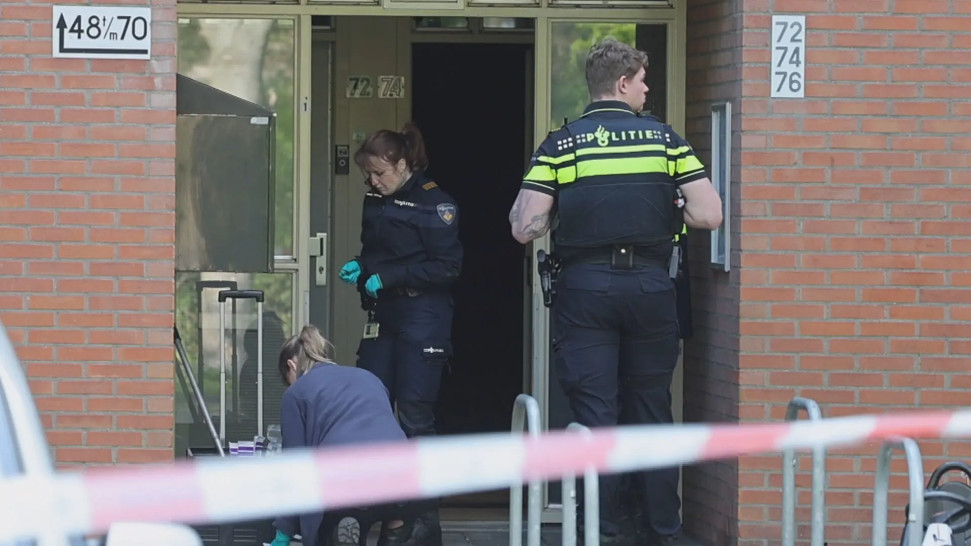 Appartementencomplex beschoten in Leidschendam