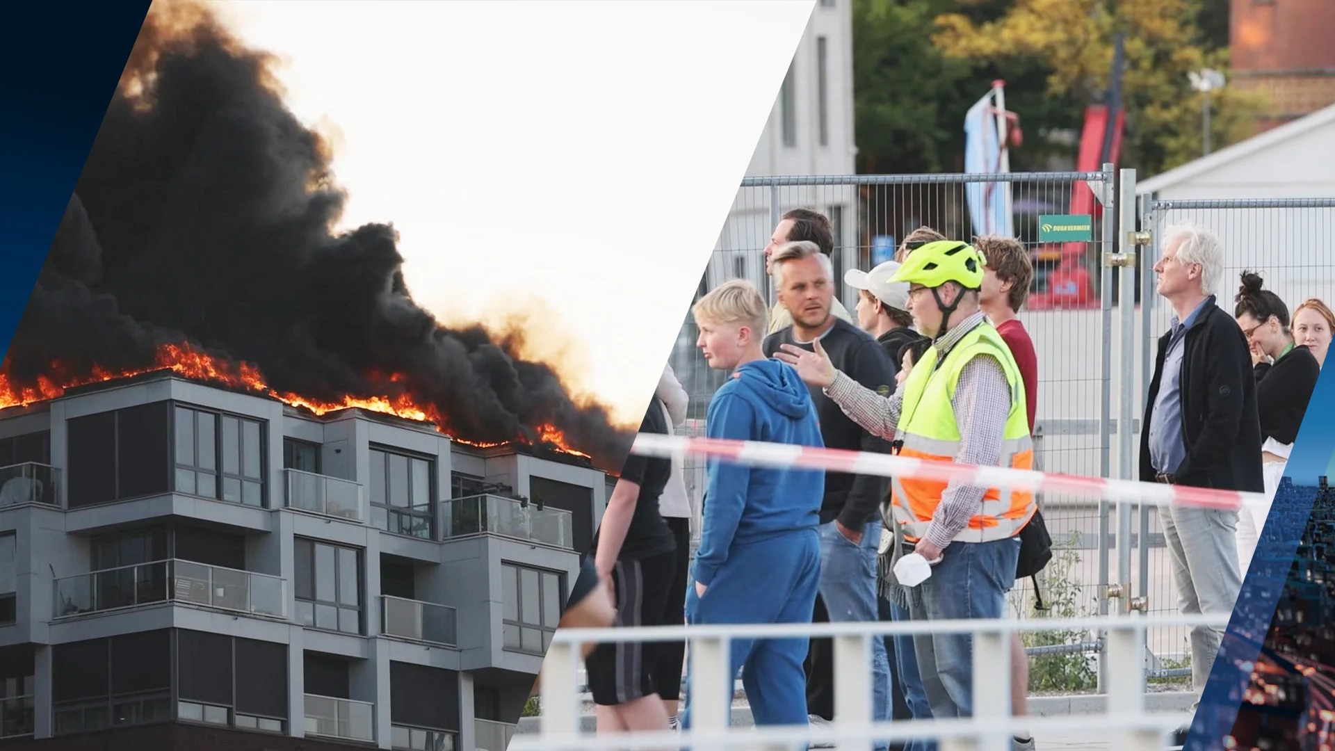 Ruim 100 Amsterdammers slapen in noodopvang na grote brand in appartementencomplex