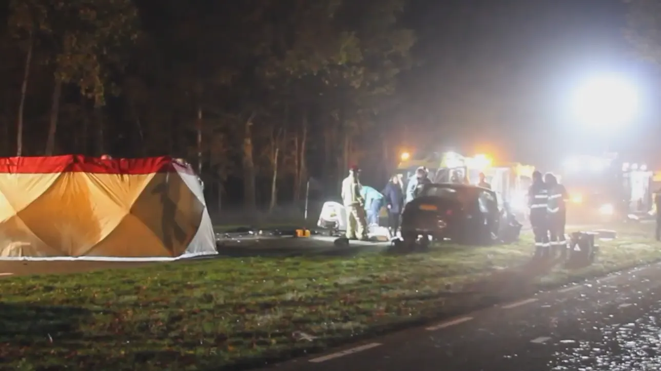 Meerdere gewonden bij mogelijke frontale botsing op N332