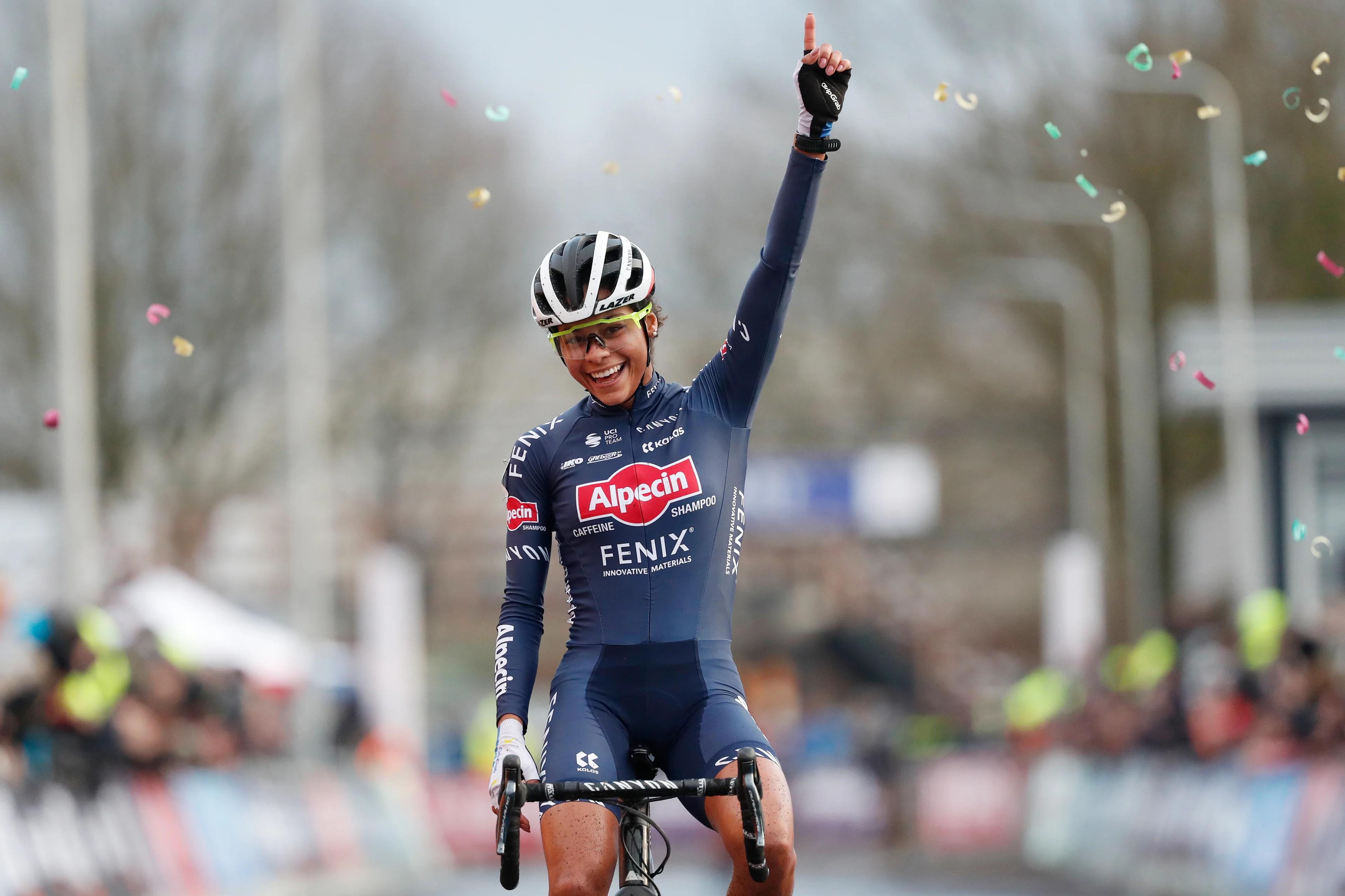 Alvarado wereldkampioen veldrijden, podium geheel Nederlands