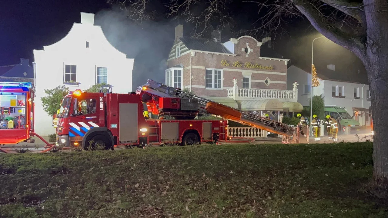 Gewonde door brand in huis in Valkenburg