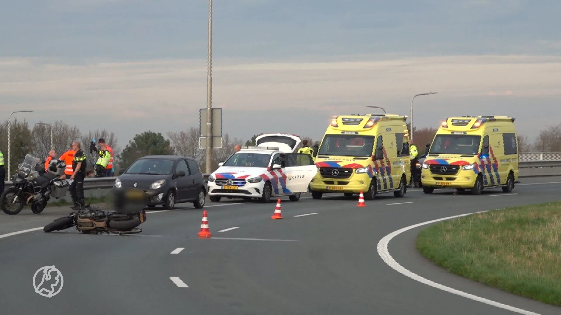 Dode en gewonde door motorongeluk bij Zwaag