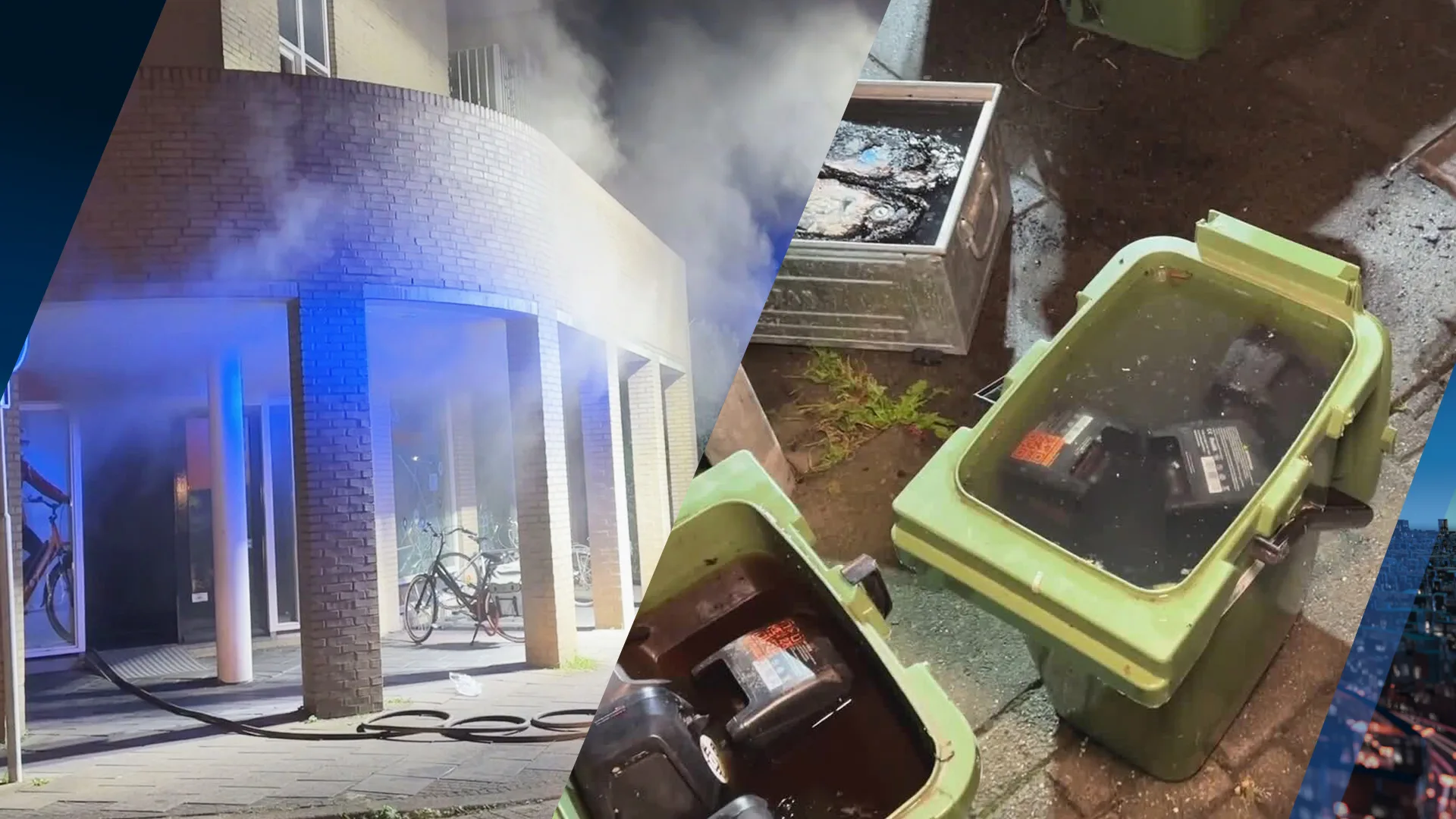 Brand in opslag elektrische fietsen van maaltijdbezorgers in Maastricht