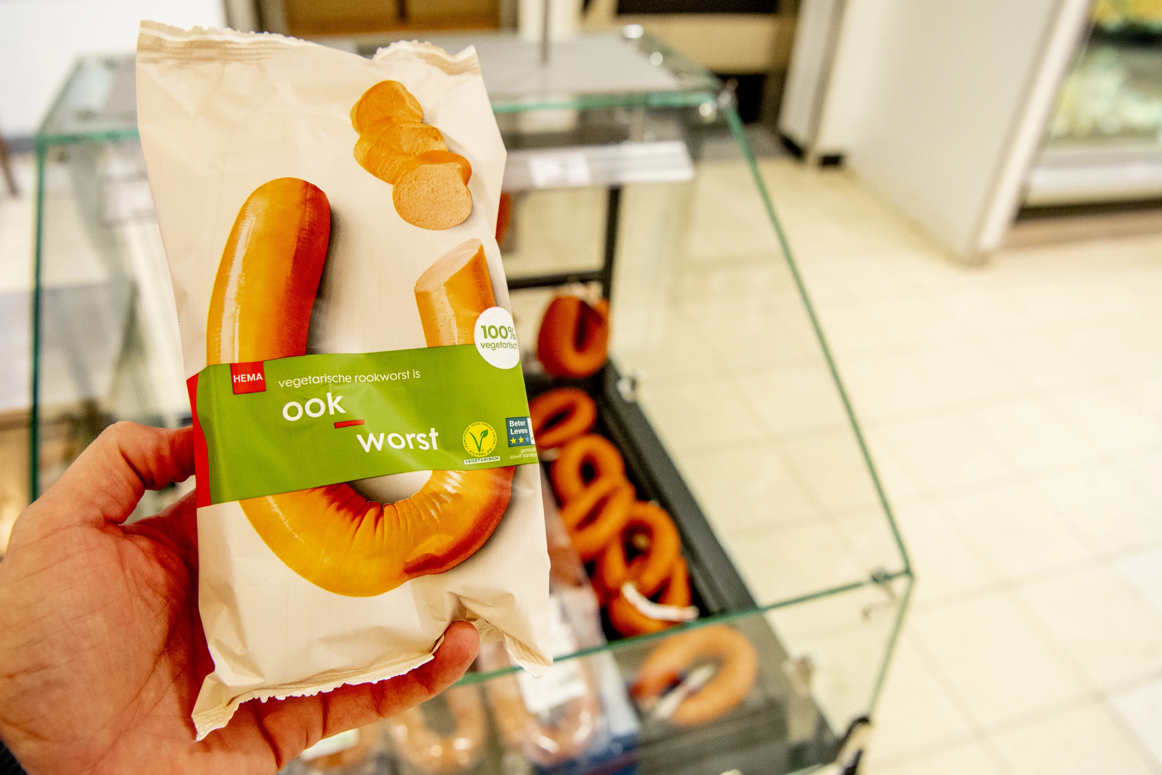 Vegazusje voor populaire rookworst van HEMA