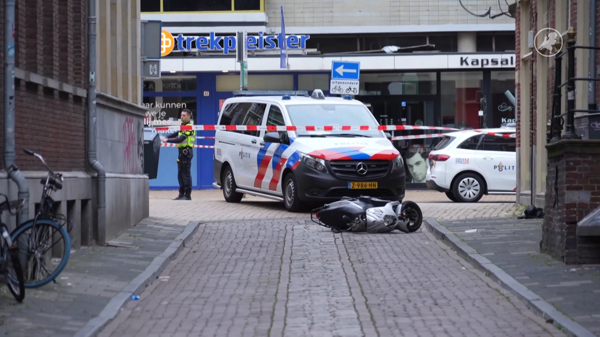 Scooterrijder zwaargewond na achtervolging door politie in Groningen