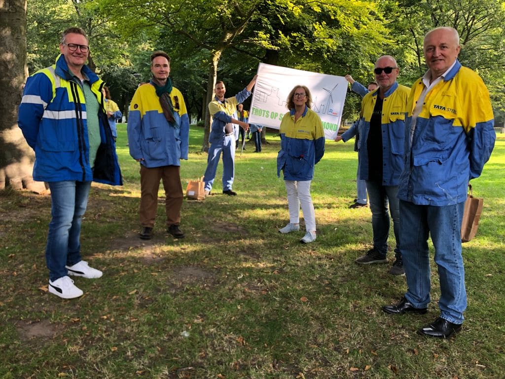 GroenLinks wil deel Tata-fabrieken sluiten om gezondheidsrisico's, medewerkers demonsteren