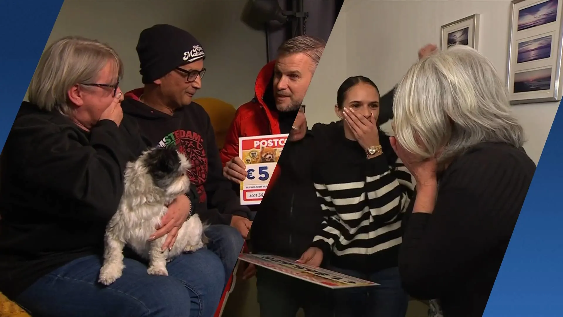 Bewoners Tiel in tranen na miljoenenregen van Postcode Loterij