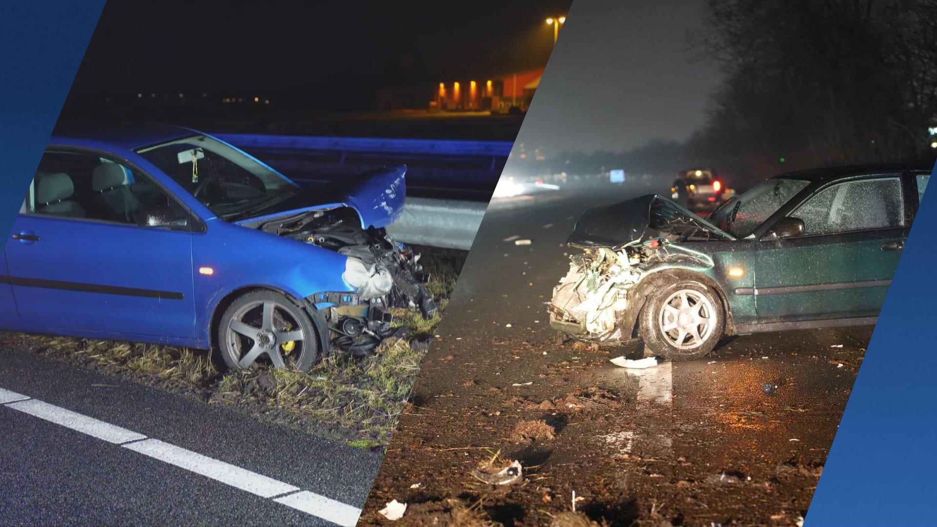 Spiegelglad op de A7: snelweg dicht na reeks ongelukken