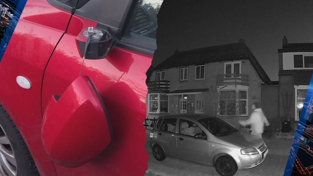 ZIEN: Man slaat spiegels van meerdere auto's in Leeuwarden