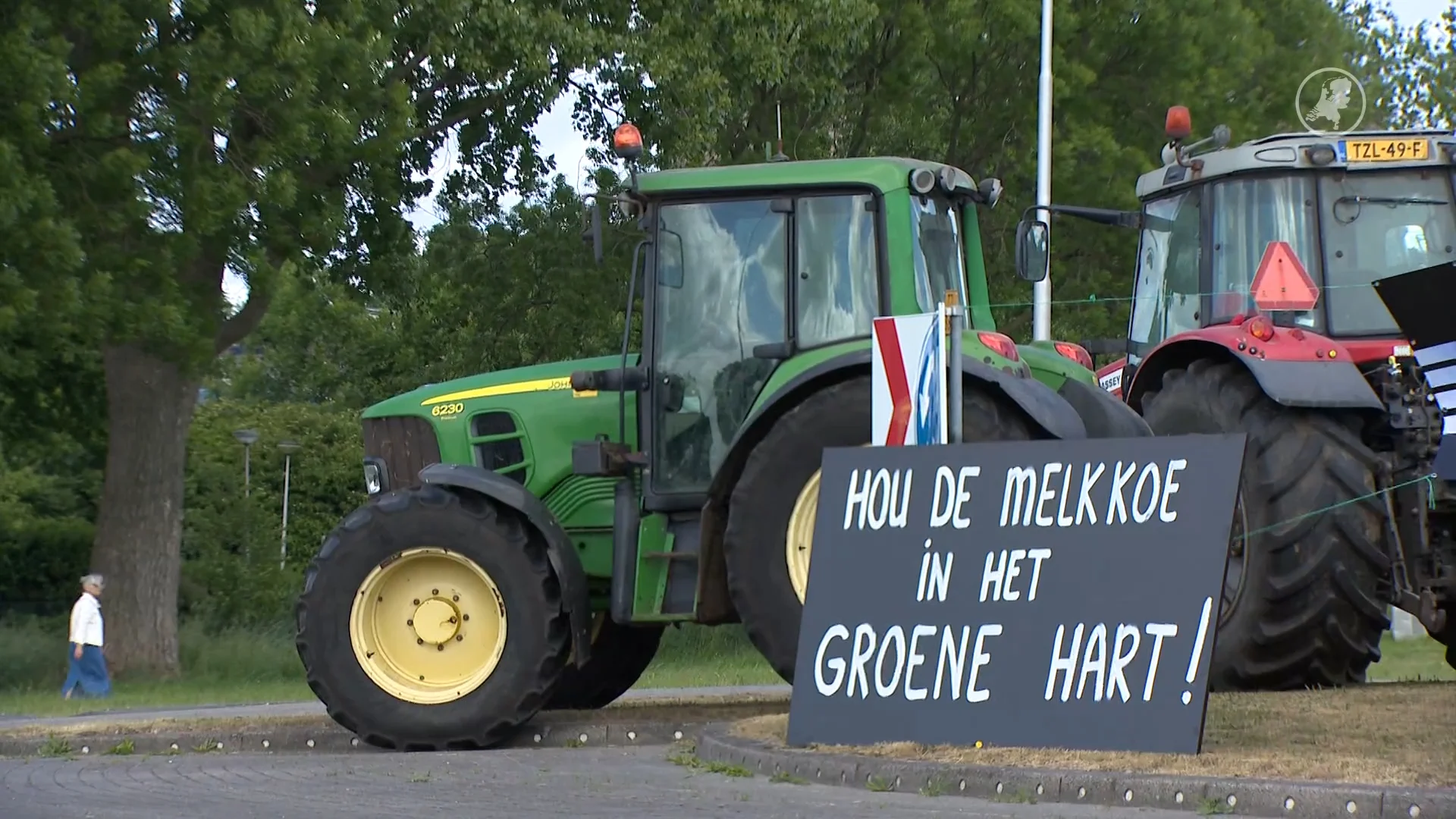 Boerenprotest in Krimpenerwaard tegen stikstofplan
