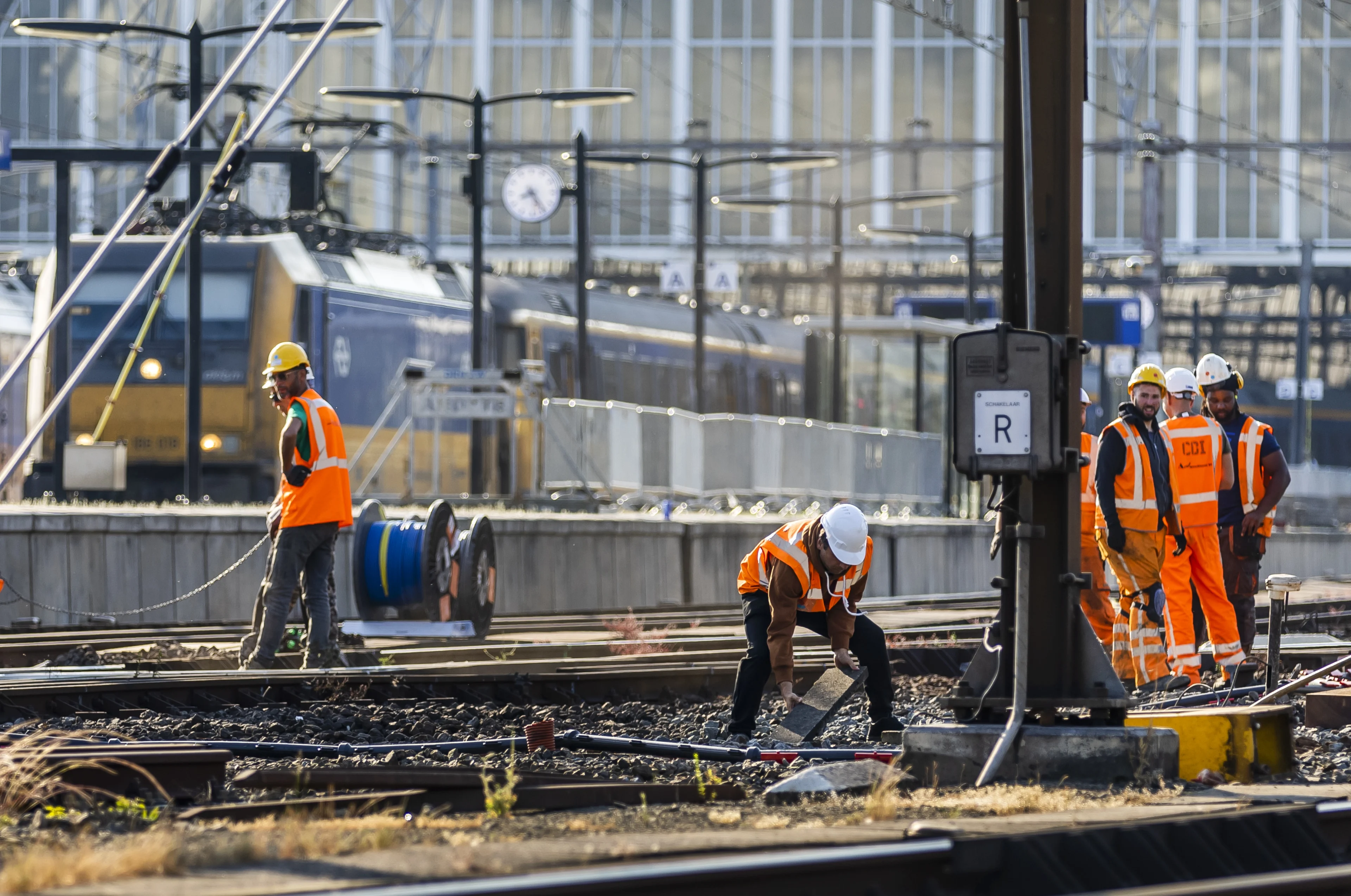Drukte op spoor Amsterdam door werkzaamheden en concerten Beyoncé
