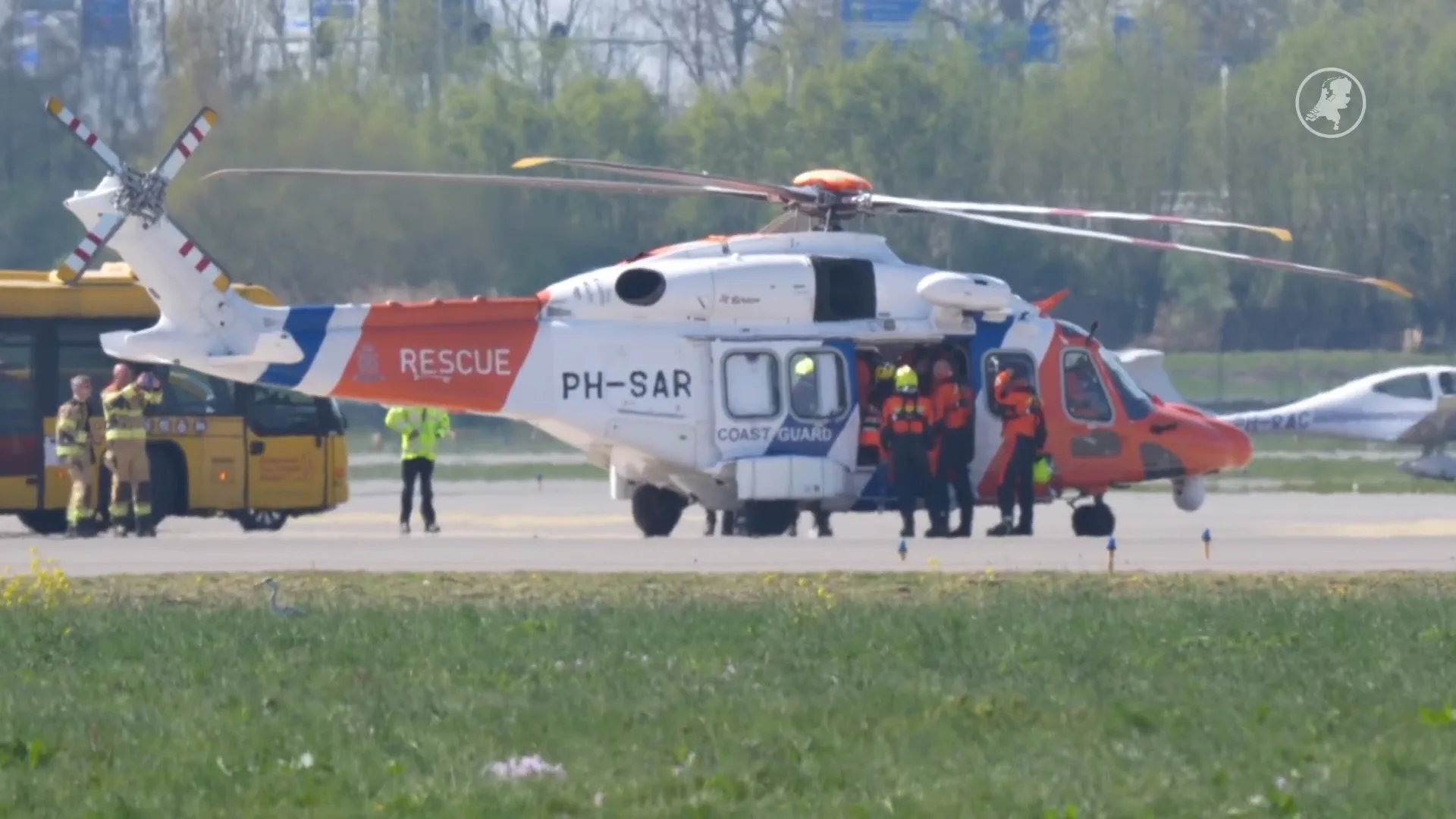Brand aan boord vrachtschip voor Scheveningse kust