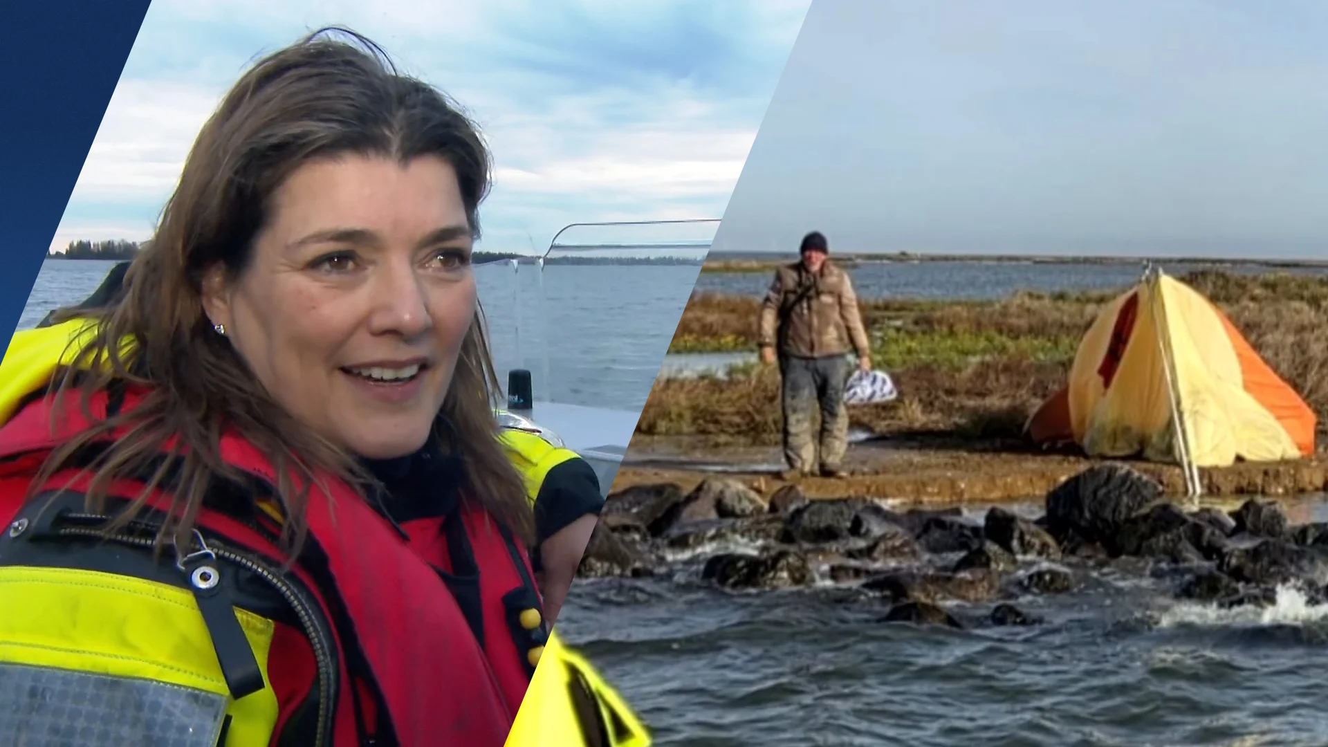 Man overleeft twee dagen op onbewoond eiland in IJsselmeer na schipbreuk