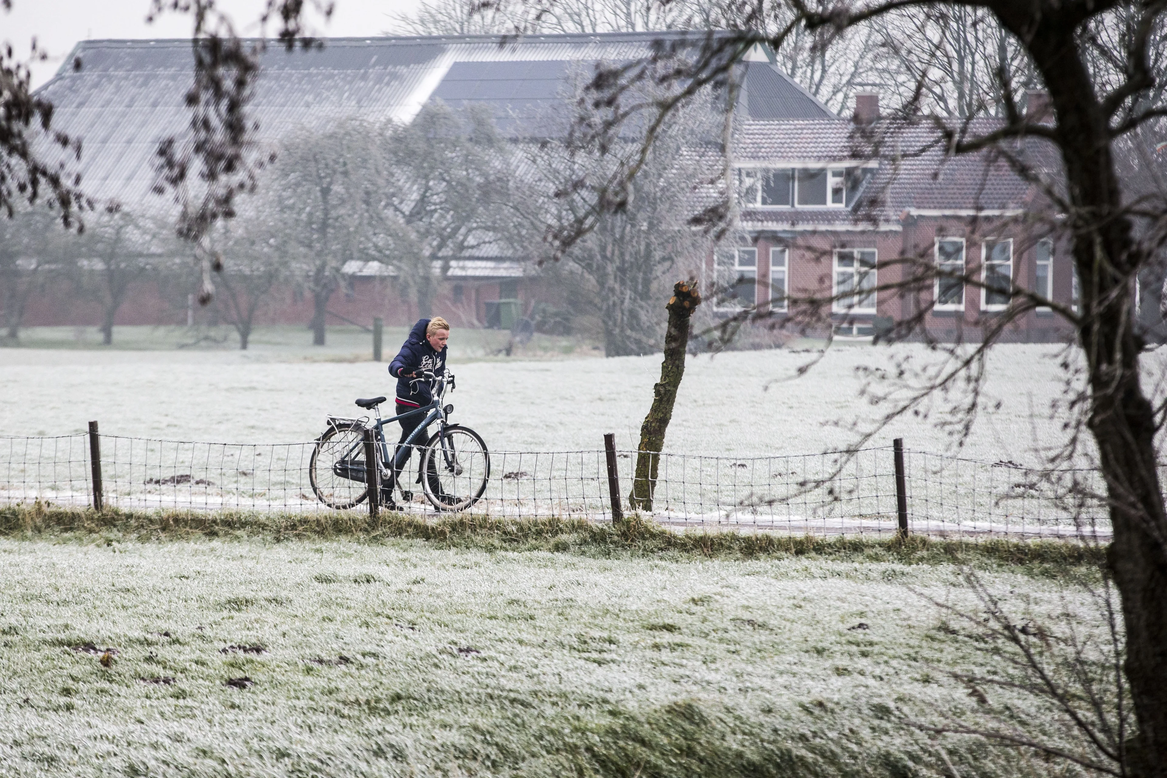 Gladheid zorgt weer voor code geel in noordoosten van het land