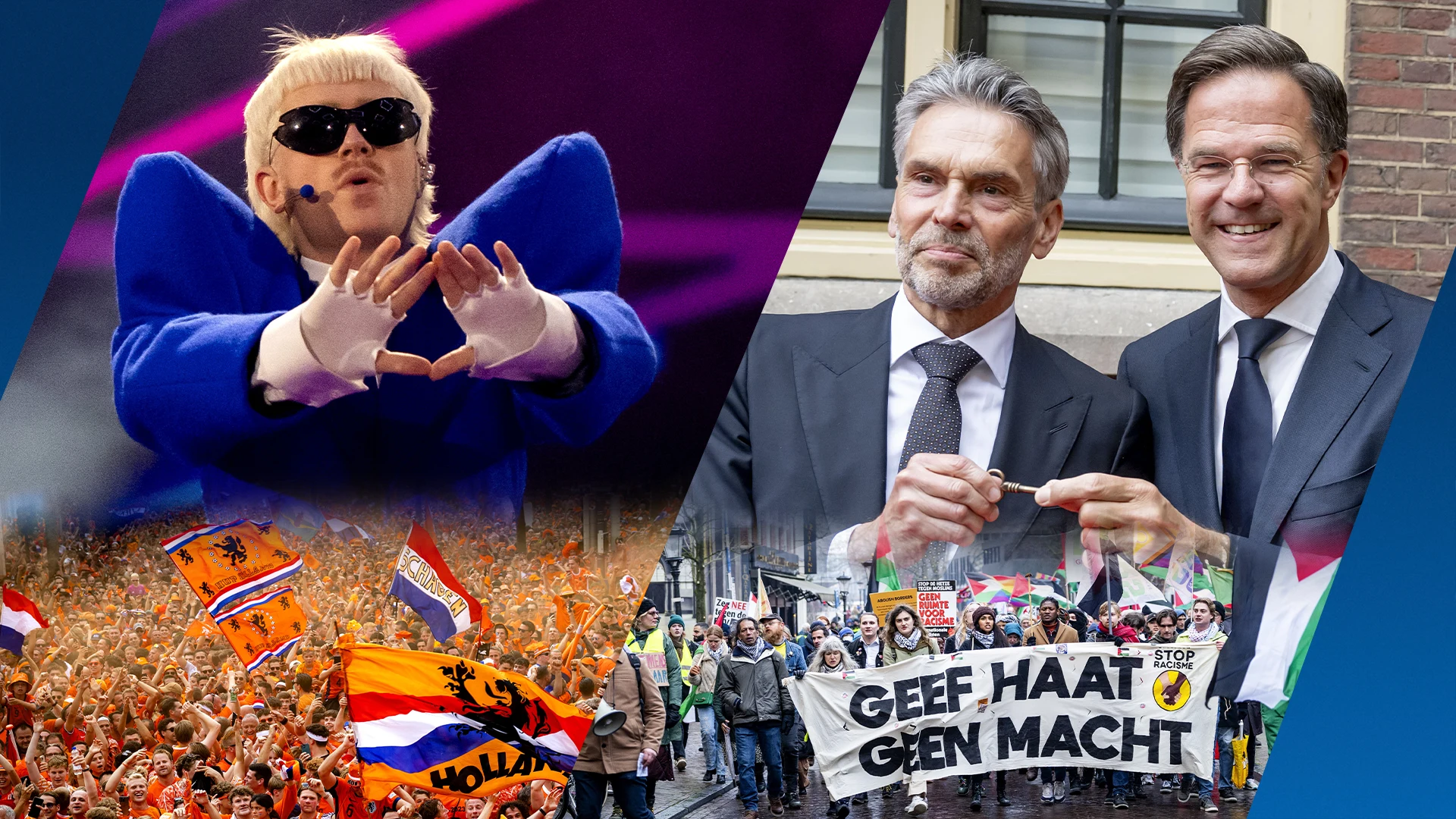 Een hossend EK, een teleurstellend Songfestival, afscheid en verdriet: dit was 2024