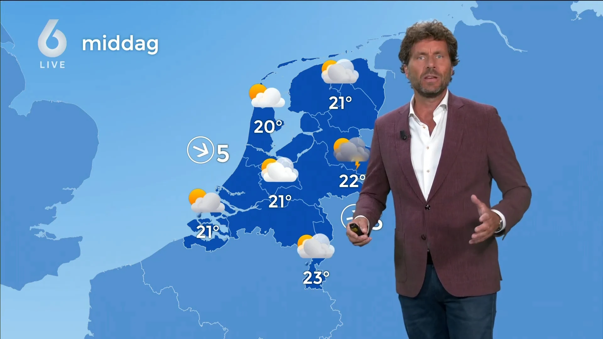 Veel plensbuien in aantocht, komende dagen gaat temperatuur snel omhoog