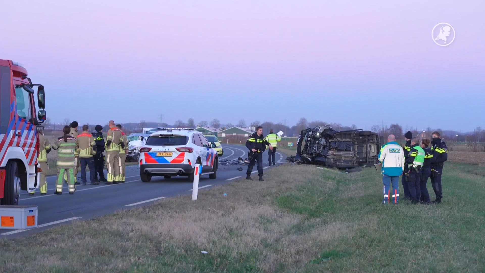 Vrouw overleden na ongeval op N421 in Odijk