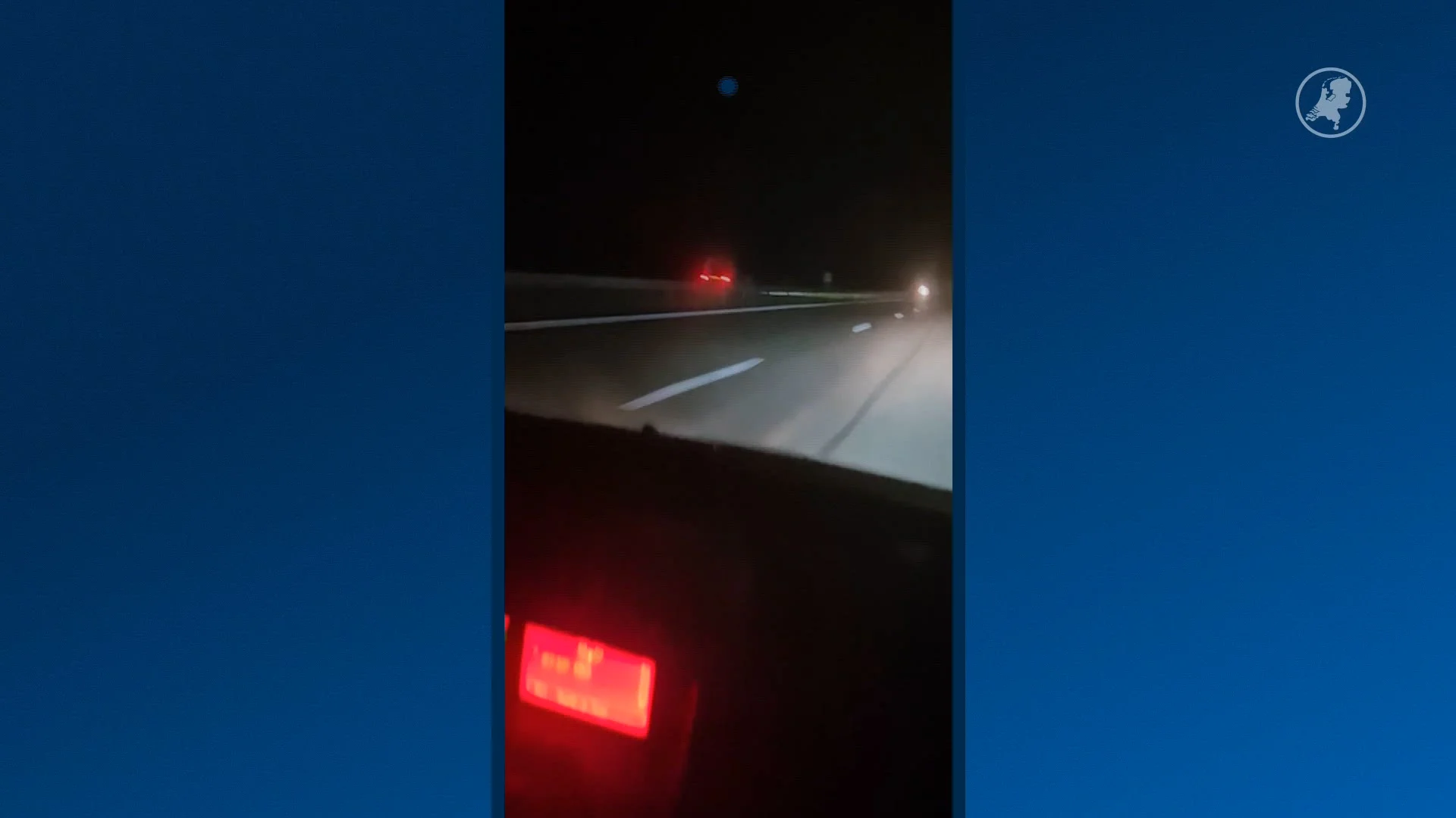 Rewan jaagt achter spookrijder aan op A28