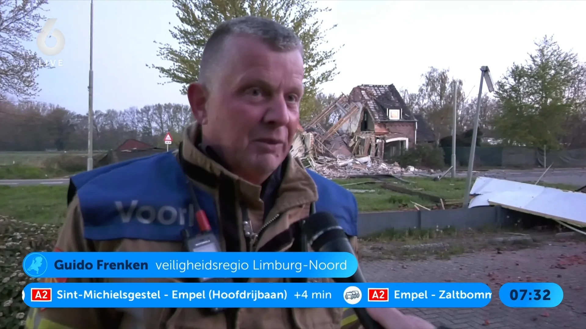 Reactie brandweer na grote explosie Roermond