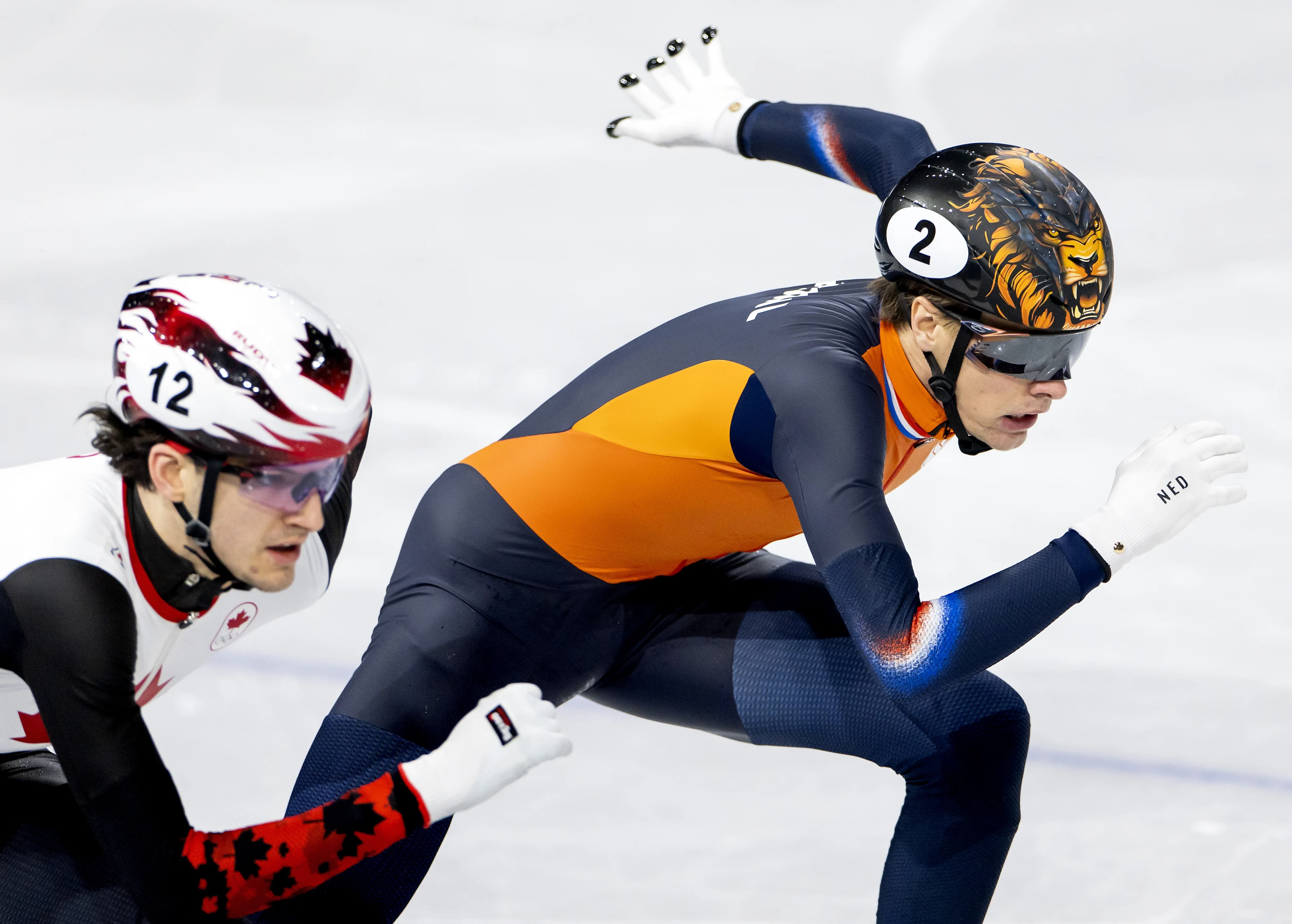 Twee keer goud op een avond: shorttracker Van 't Wout wint op de 1000 meter